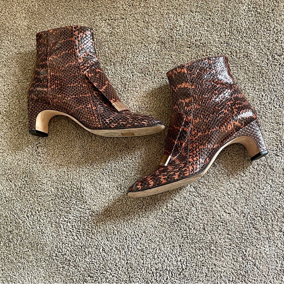 Sergio Rossi python ankle boot - Picture 3 of 4